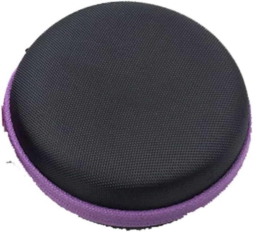 Vaguelly 2Pcs 12-Grid Essential Oil Storage Case 1-2Ml Portable round Organizer Bag for Travel Aromatherapy Holder Random Color image number 6