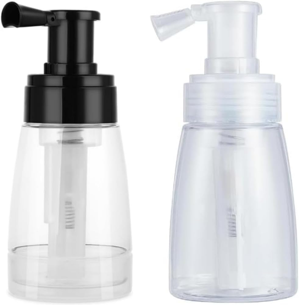Fabselection Powder Spray Bottle, 2 Pcs Refillable Hair Fiber Applicator, Empty Dry Barber Powder Bottle,Powder Spray Bottle Refillable Containers for Hair Salon 140Ml image number 5