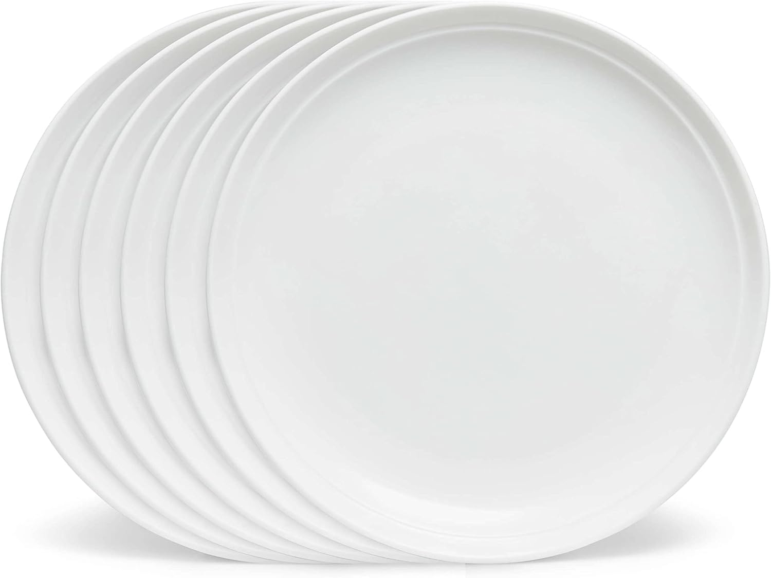 Salt&Pepper Edge Side Plates - Set of 6 - White - Side Entree Plates image number 1