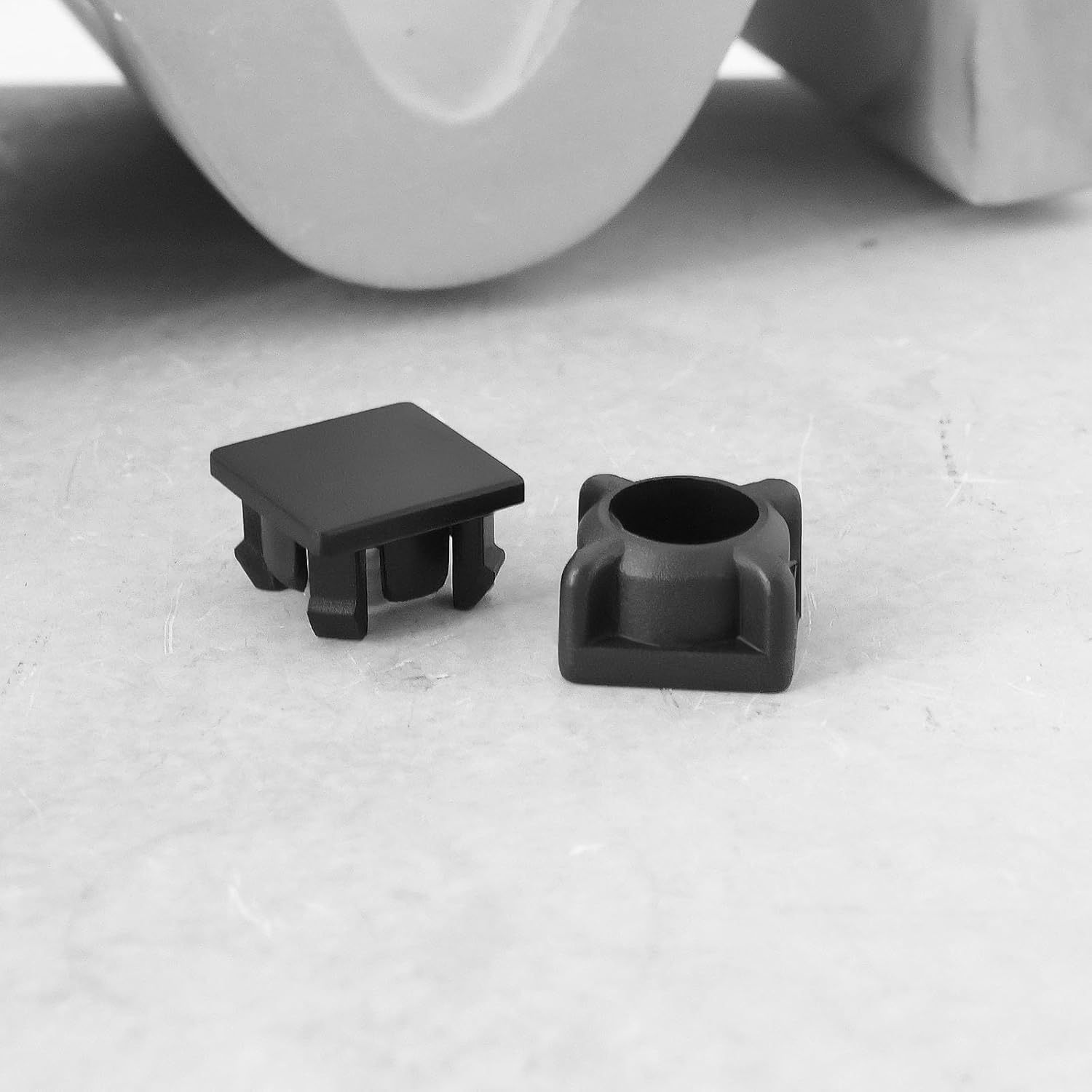 16Pcs Rubber Feet Screw Cover Console Accessories Compatible with Playstation 2 Fat Compatible with PS2 Fat Console System Black image number 4