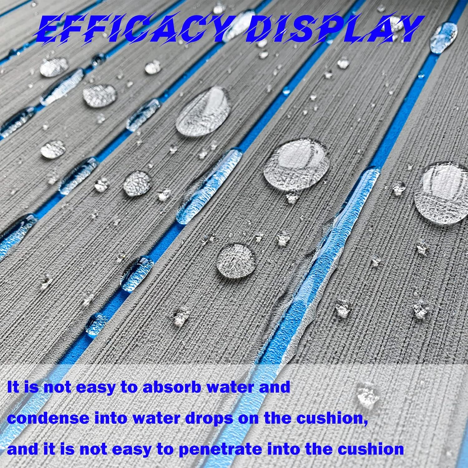 HXBYX Boat Flooring EVA Foam Boat Decking, Faux Teak Marine Mat Boat Carpet Sea Deck Marine Flooring for Motorboat RV Yacht Kayak Surfboard image number 5