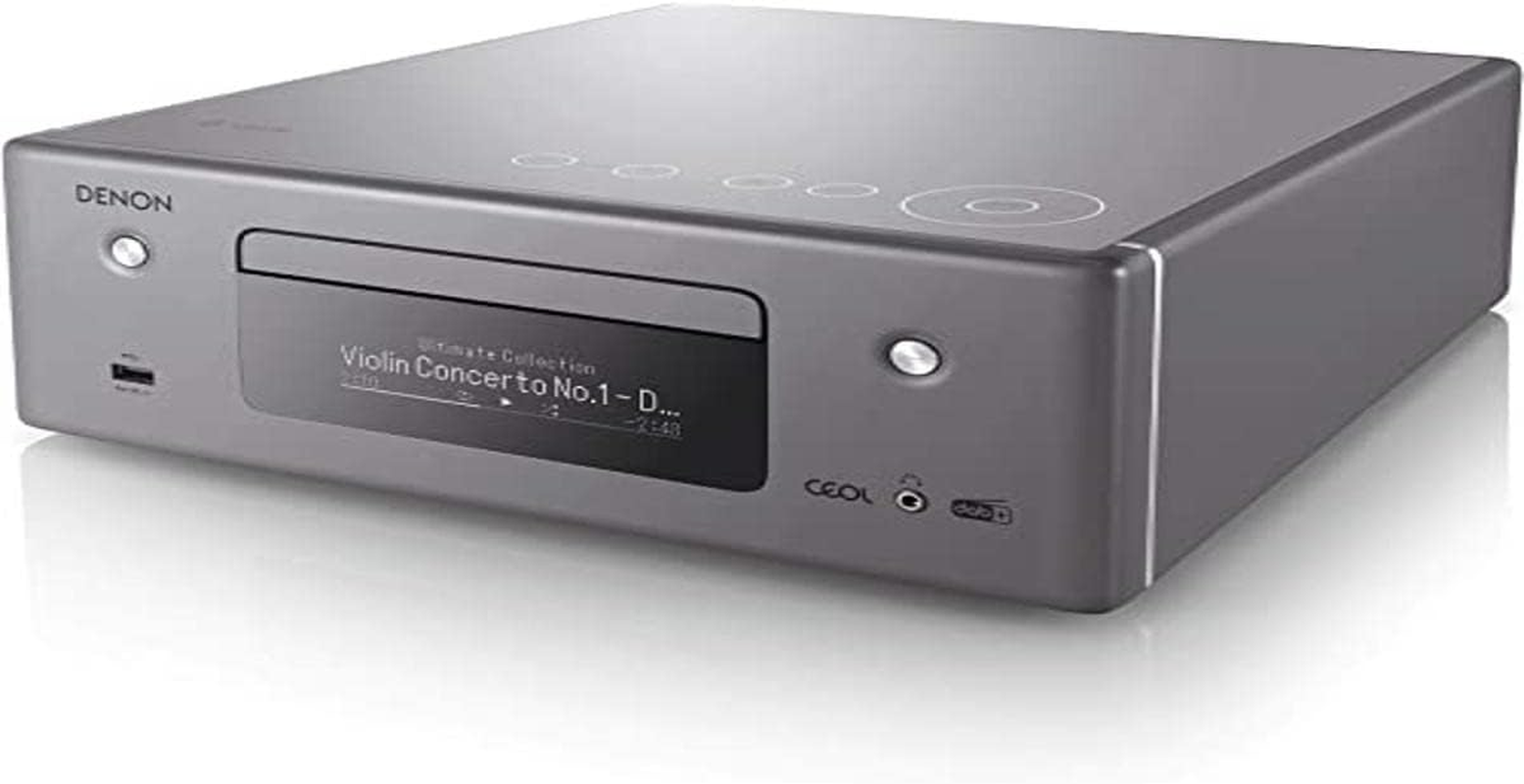 Denon RCD-N11DAB Compact System, Hifi Amplifier, CD Player, Internet Radio, Music Streaming, HEOS Multiroom, Bluetooth and Wifi, Airplay 2, Alexa Compatible, 2 Optical TV Inputs, DAB+ Radio