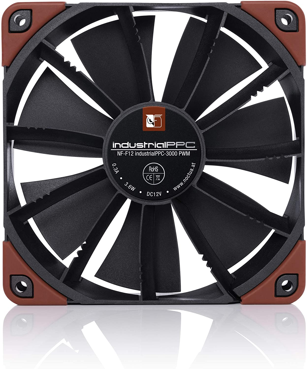 Noctua Fan with Focused Flow and SSO2 Bearing, Retail Cooling NF-F12 Ippc 3000 PWM image number 5