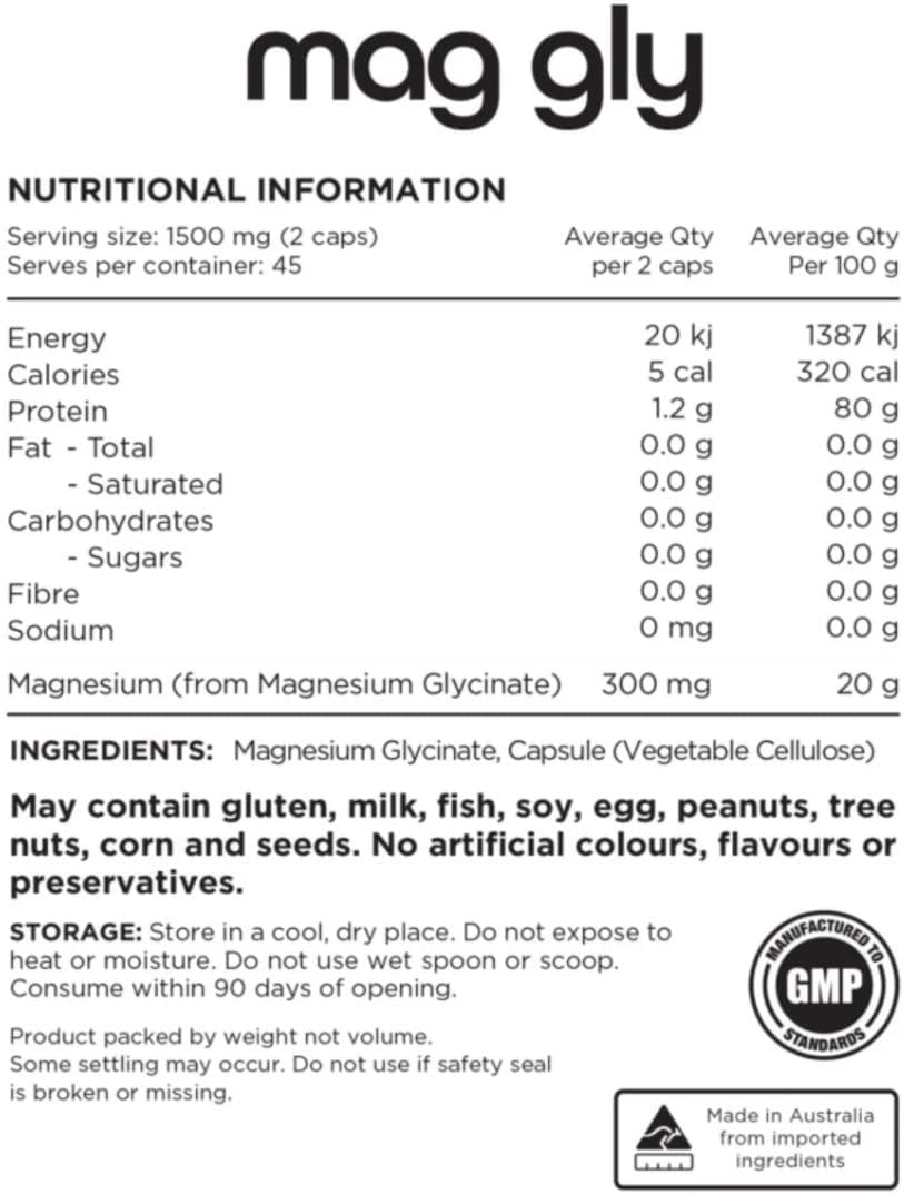 Switch Nutrition Magnesium Glycinate 90 Capsules image number 1