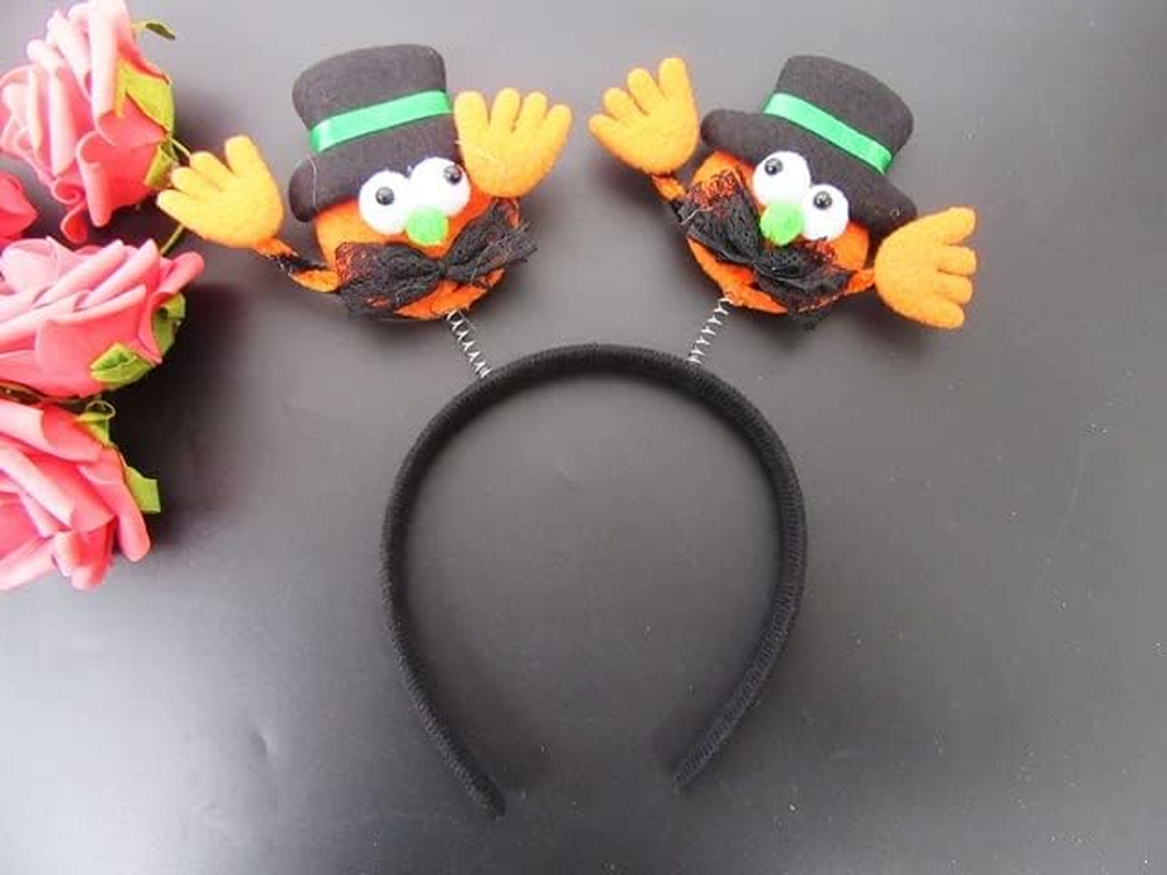 6Pcs Funny Kids Halloween Headband Pumpkin Halloween Headwear image number 1