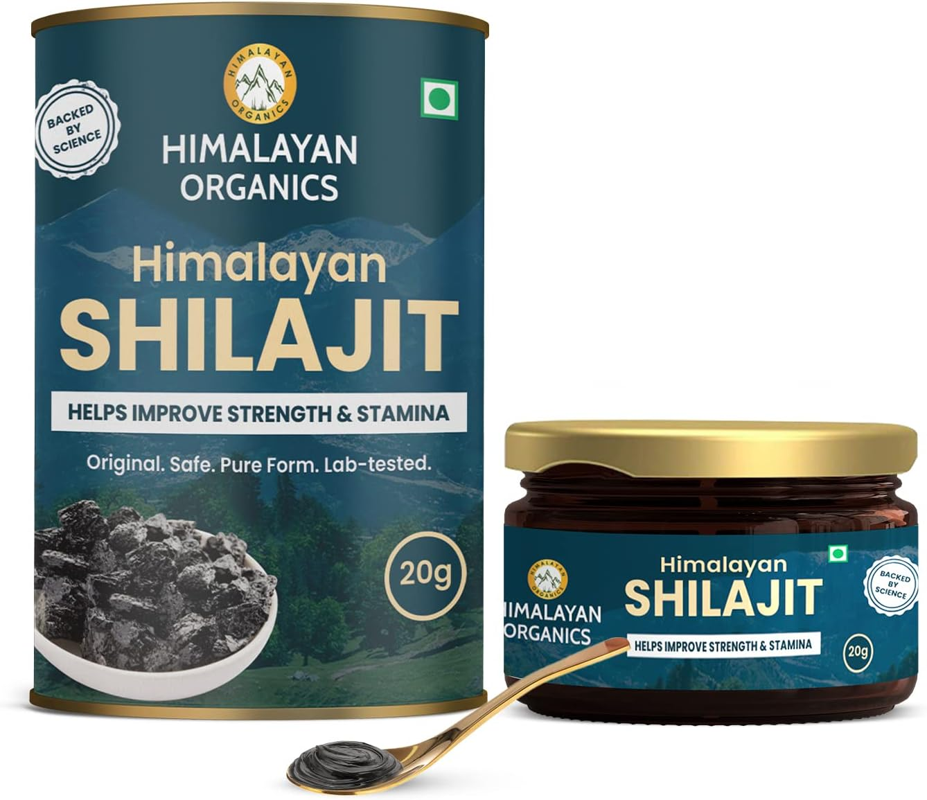 Himalayan Organics 100% Pure Shilajit/Shilajeet Resin to Boost Performance,Power, Stamina, Endurance, Strength with Fulvic Acid & 85+ Trace Minerals Complex for Energy - 20G image number 6