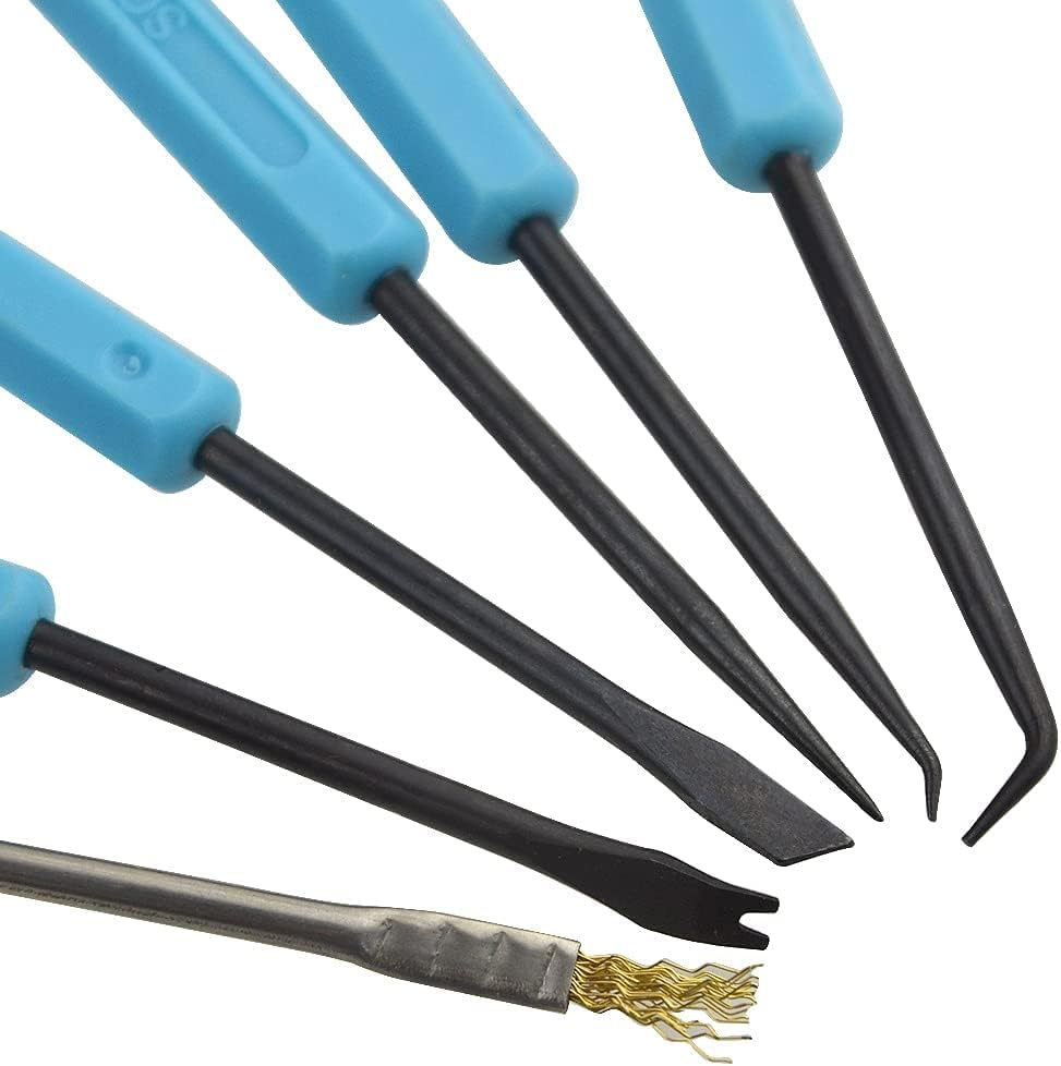 XINMEIWEN Professional Solder Assist Tool Solder Auxiliary Tool Double Sided Aid Repair Soldering Kit for Soldering and Desoldering (8 Pieces) image number 1