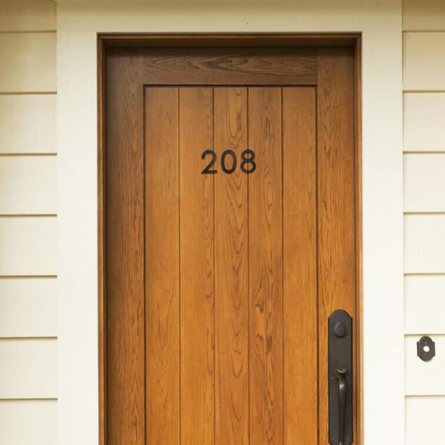 3 Inch Mailbox Number, Stainless Steel Matte Black Modern House Letter Box Numbers, Self-Adhesive Number Door Numbers for Apartments Office (3) - 0 image number 6