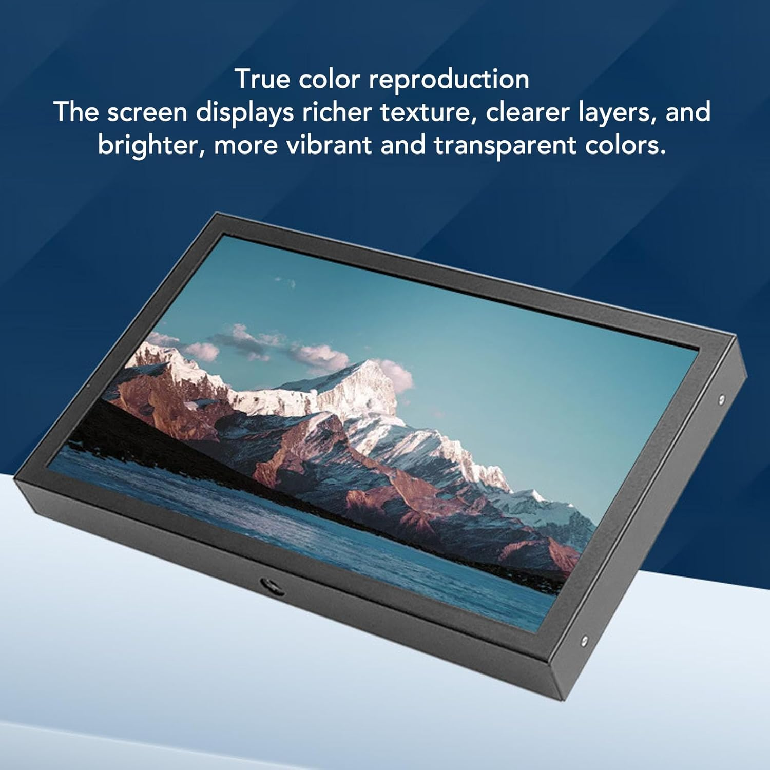 Diyeeni 7Inch Portable Monitor, 1024 * 600P HDMI VGA AV Second External Monitor for Laptop PC, for Raspi for Jetsonnano, Gaming Display, Full Viewing Angle image number 5