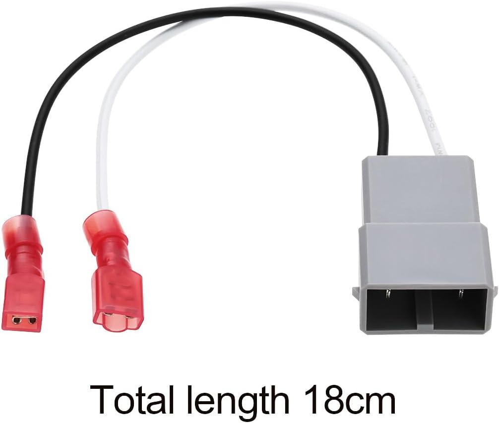 SING F LTD 4Pcs 12V Speaker Adaptor Plug 2 Pin Cable Loom Compatible with Honda Compatible with Accord Compatible with Civic CR-V CR-X CR-Z FR-V H-RV image number 3