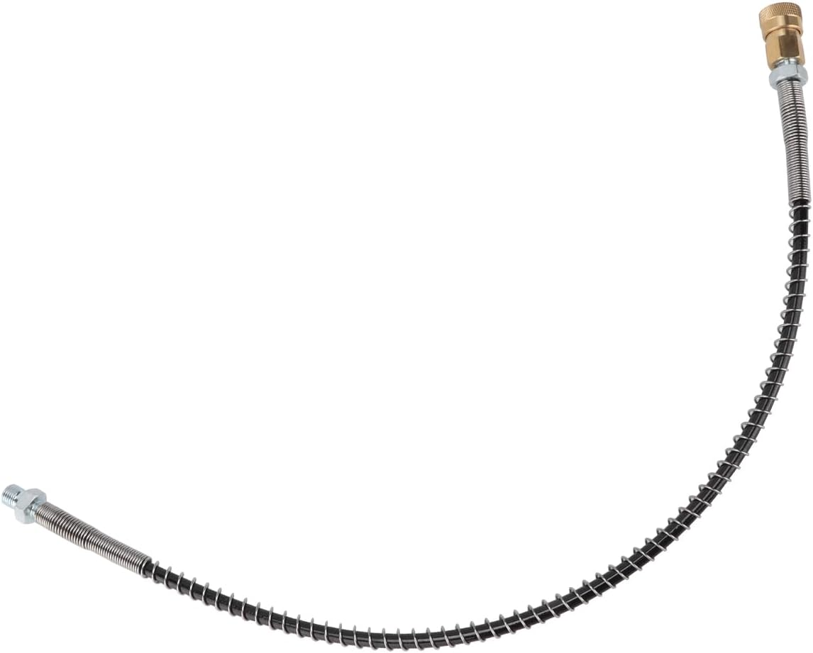 Changor Stainless Steel High Pressure Hose, Stainless Steel and Spring Construction High Pressure Resistant Flexible Lightweight, High Pressure Hose, for PCP Hand Pumps, Air Pumps, image number 6