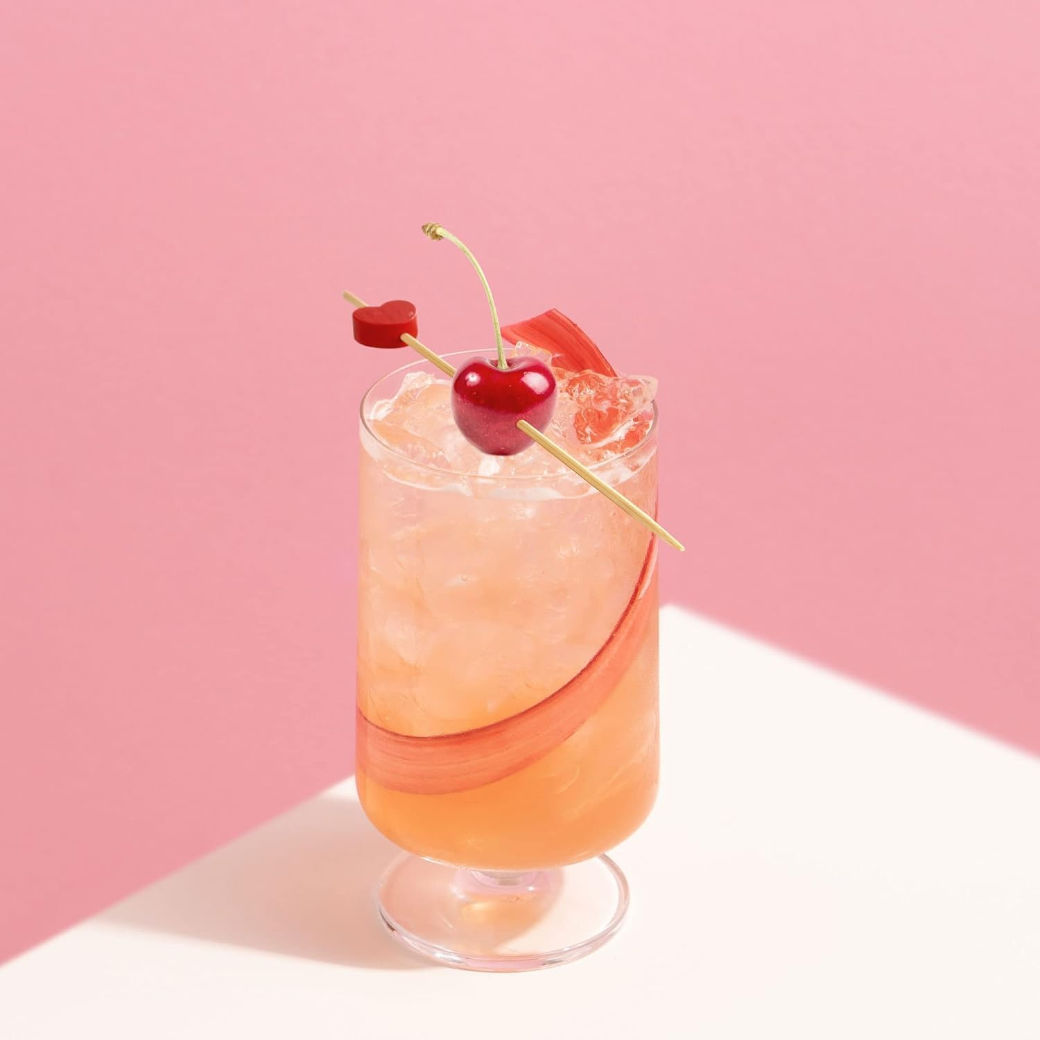 100 Pcs Cocktail Picks, 4.7 Inch Toothpicks for Appetizers, Bamboo Cocktail Sticks Skewers for Drinks, Desserts, Charcuterie, Party Fancy Toothpicks, Heart-Shaped Mini Food Picks Decorative. image number 2