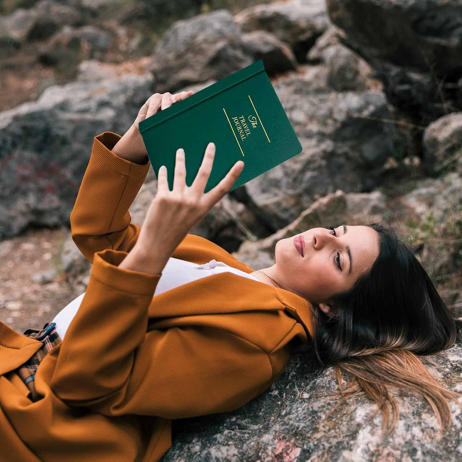 Travel Essentials: Journal for Women & Men - Vacation Budget Planner Notebook for 6 Trips Organizer- Travel Scrapbook to Record Memories and Adventures - Gifts for Travelers, Green - Pink image number 7