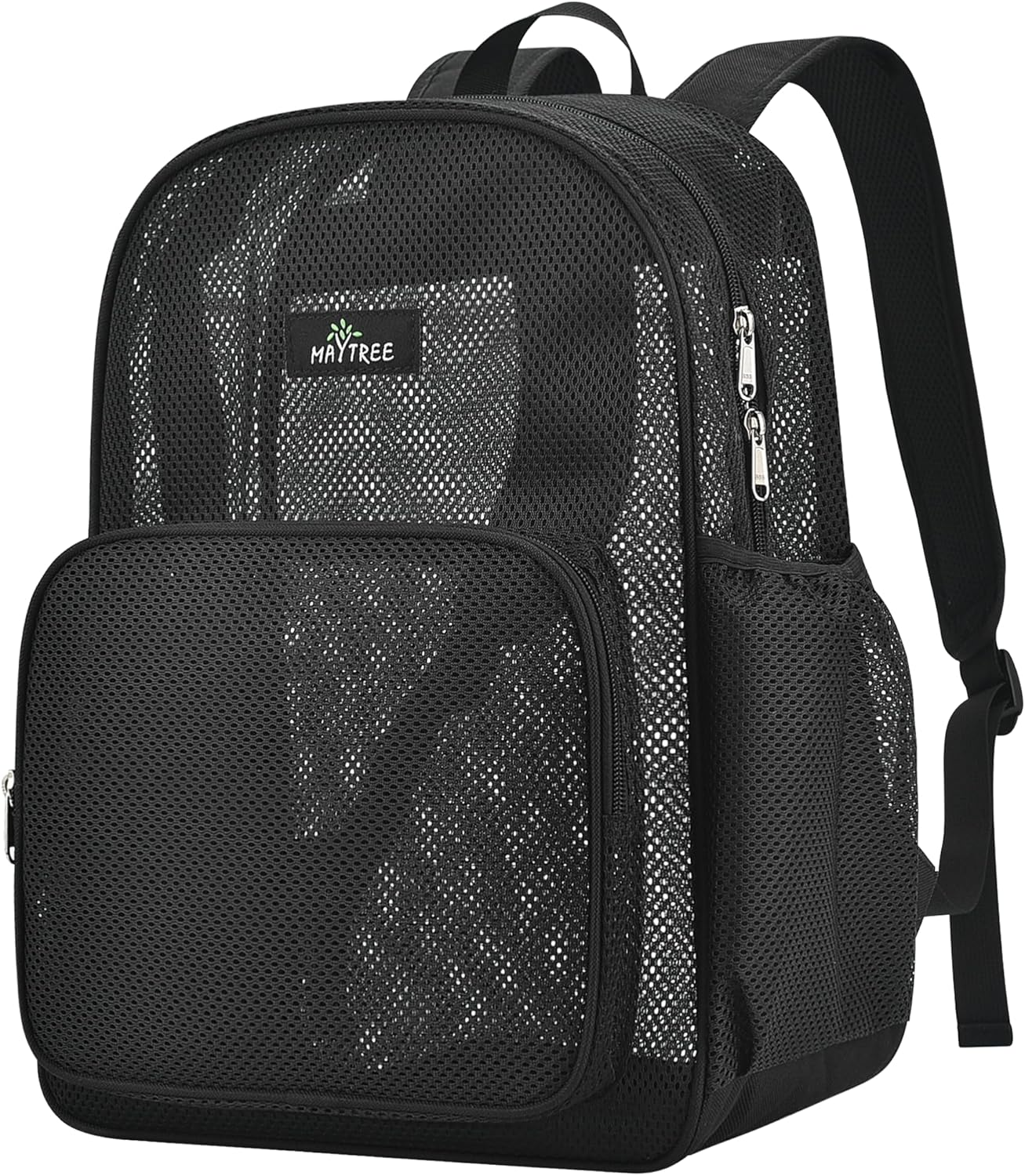 Mini Mesh Backpack, See through Mesh Backpack Small for Commuting, Swimming, Travel, Beach, Outdoor Sports