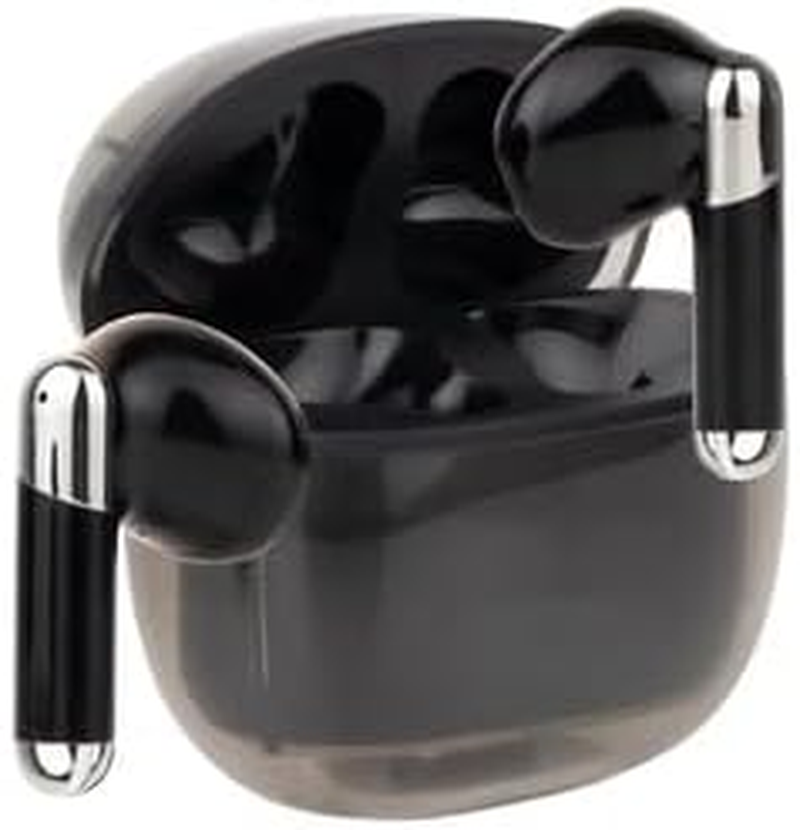 Watiowave Wireless Headphones with Microphone Black Design Hifi Sound Noise Cancelling Ideal for Video Calling and Music