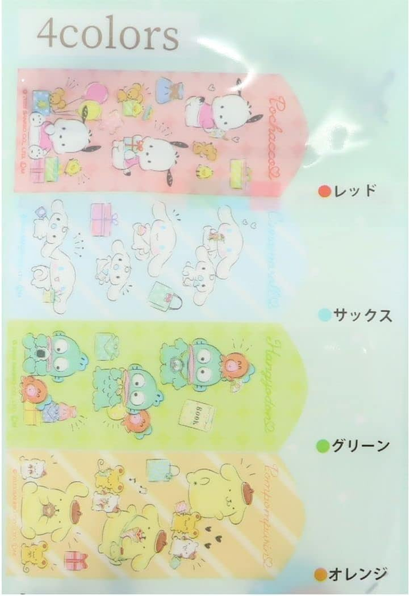 Eye Planning Sanrio Characters Gel Pen Pack of 4 Blue Team K6492B image number 1