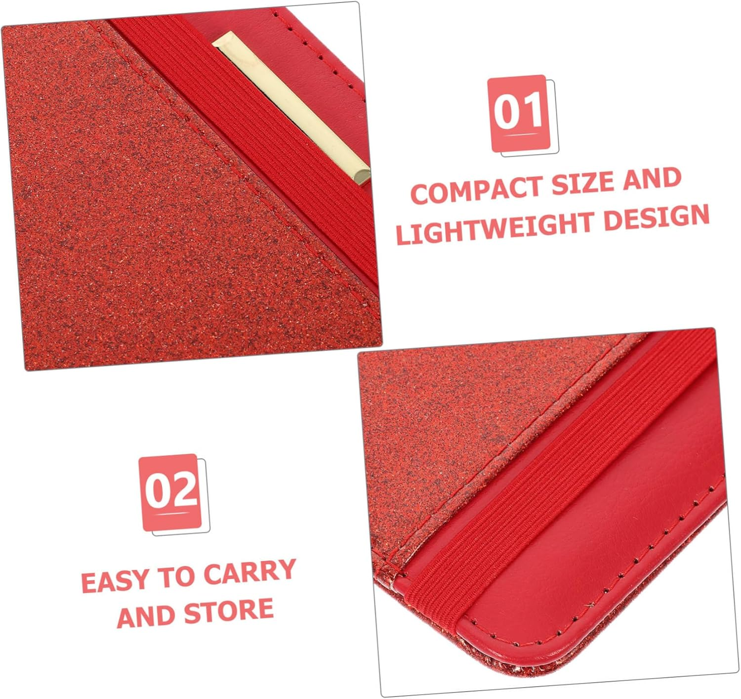 WOFASHPURET Travel Holder Compact Pu Organizer for Travel Essentials Lightweight Wallet for Men Women Stylish Document Protector for Travelers and Students image number 5