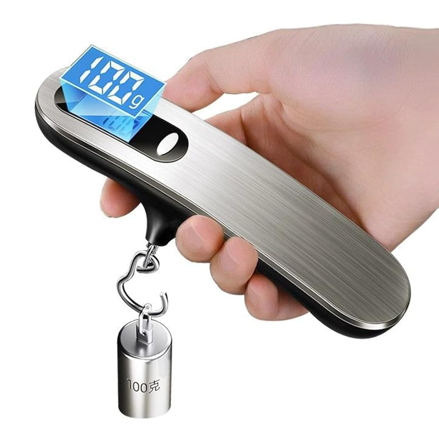 Digital Luggage Scale | Travel Weight Scale 110Lb,Portable Weighing Equipment for Postal Kitchen Outdoor Camping Bag Airplane Home Express Fishing