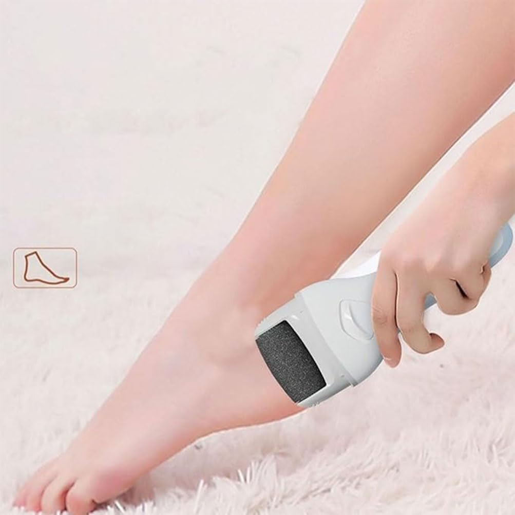 HPAMR Electric Foot Grinder Electric Foot Callus Remover Portable Electronic Foot File Pedicure Foot Tool Pedi Feet Care with 3 Grinding Heads for Dead, Cracked Dry Skin image number 1