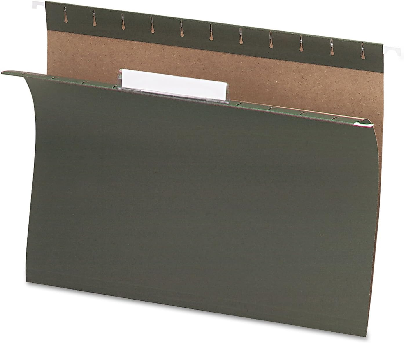 Pendaflex Essentials Hanging Folders, Letter Size, 1/3 Cut Tabs, Standard Green, 25 per Box (81601)