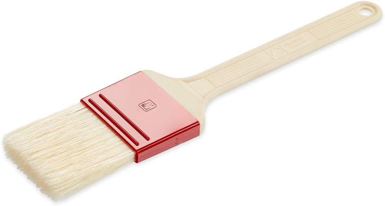 Brush with Blue Polyester Bristles. Width 7.5 Cm. Bristle Length: Approx. 4 Cm. Natural Bristles. Handle: PA Plastic Reinforced with Fibreglass, Natural Bristles, Breite 10 Cm