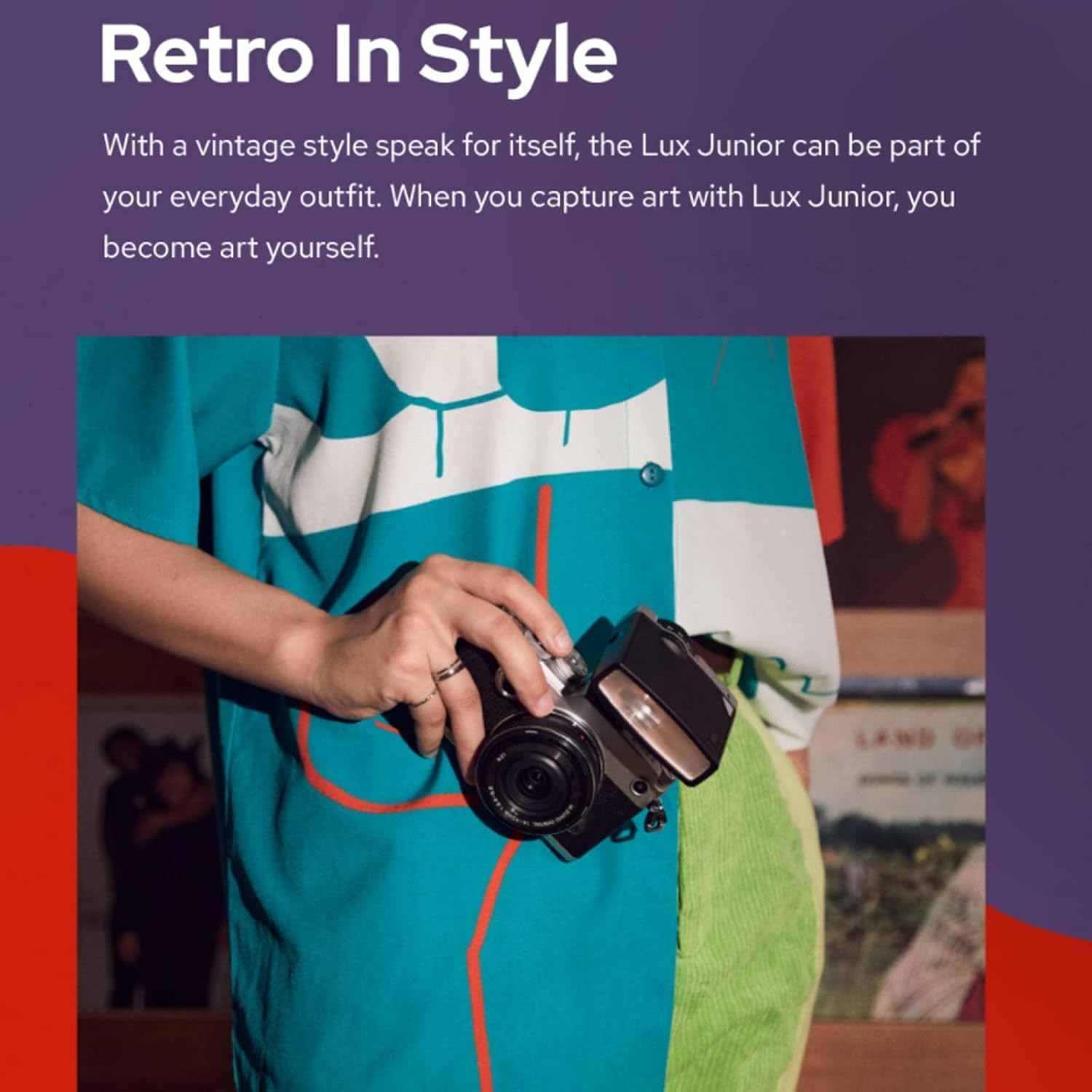 Godox Lux Junior Camera Flash Speedlight Speedlite, 6000K 200K GN12 7 Levels Speedlight Flash for Fujifilm, Canon, Olympus, Sony image number 6