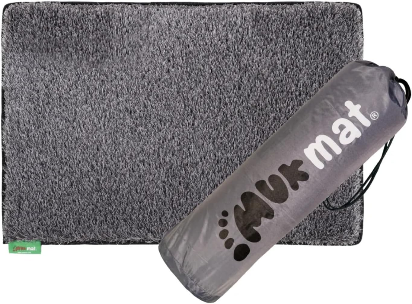 Muk Mat Original Artificial Grass Mat, Premium Door Mat, Indoor & Outdoor, Effective Dirt Trap, Water Resistant, Easy to Clean, Travel Essential, High Traffic Use, Heavy Duty, 50 X 65 Cm, Dark Grey