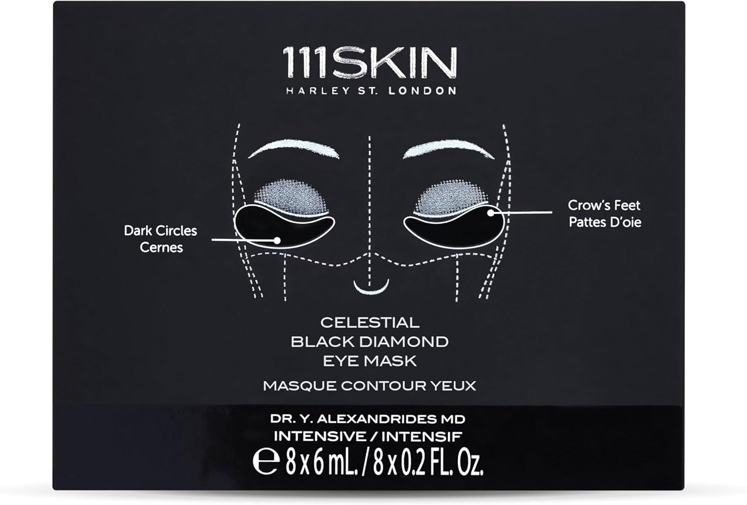 111SKIN 111 SKIN Celestial Black Diamond Eye Mask, CBDEM48 image number 3