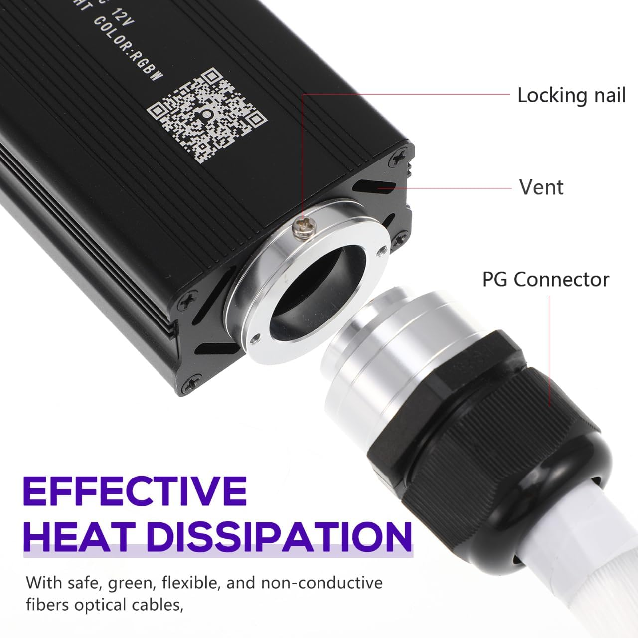 Alipis 500Pcs Car Roof Lights Kit Twinkle Starlight Headliner Fibre Optic Ceiling Car Interior Lights image number 1