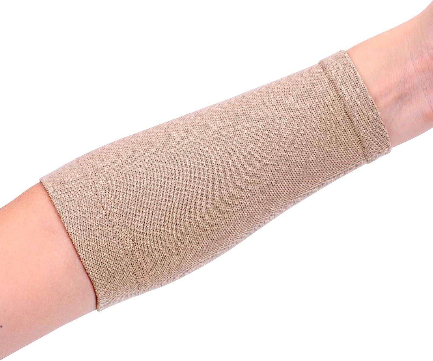 1Pcs Black/Skin Color Forearm Tattoo Cover up Bands Compression Sleeves UV Protection (1Pcs, Skin M)