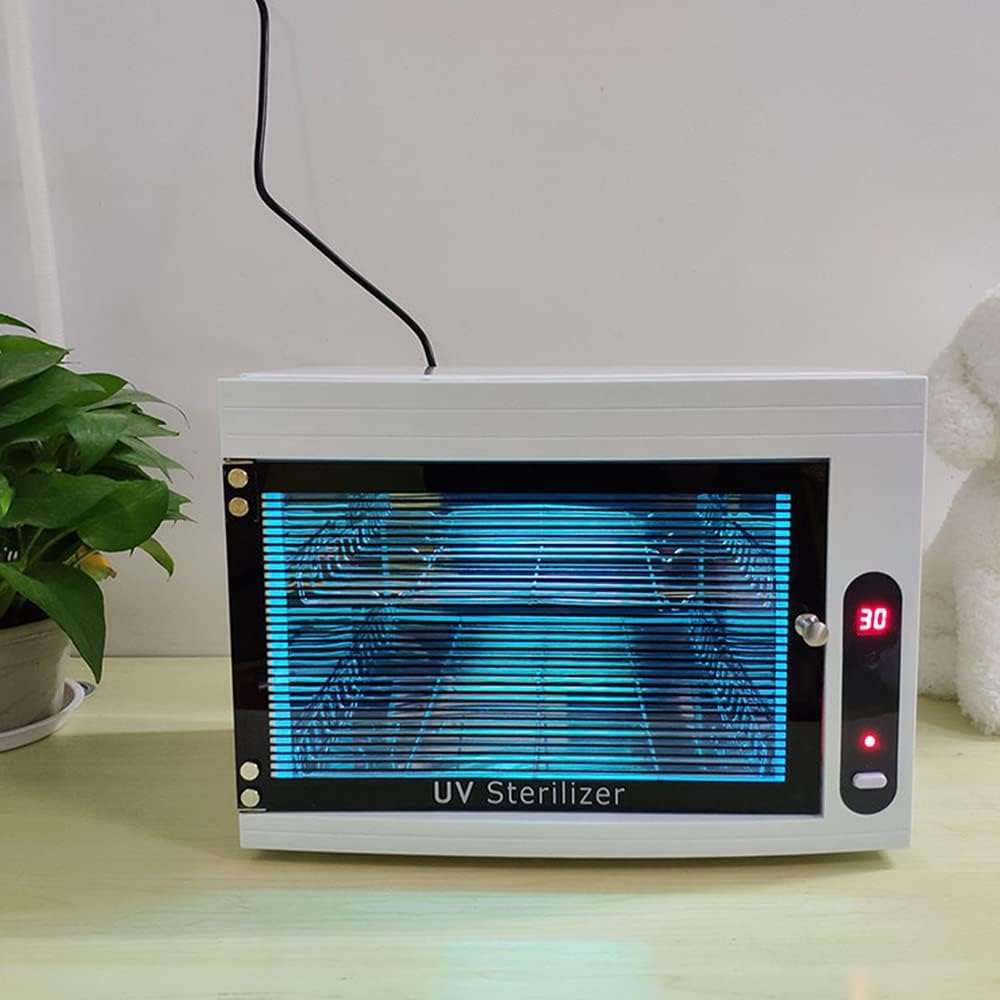 8L UV Cleaning Cabinet, High Capacity Nail Tool Cleaning Machine with Timer for Bottle Manicure Spa Barber Tool Equipment Cleaning image number 3