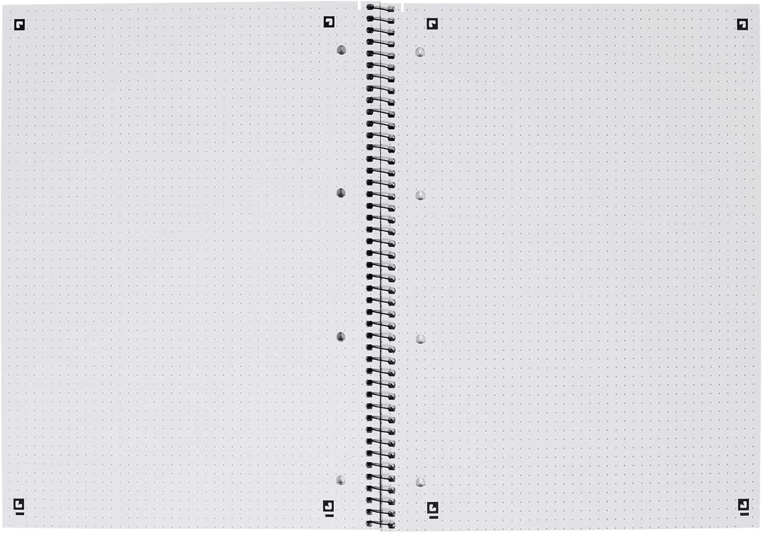 Oxford College Notepad A4 Dotted 80 Sheets Green Blue Pack of 5 image number 4