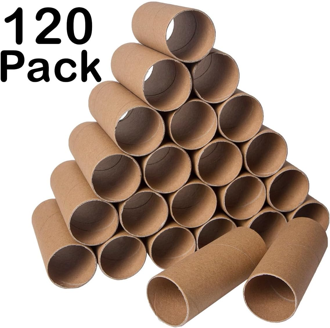 120 Pack Thick Cardboard Tubes for Crafts - Craft Rolls - round Cardboard Tubes - Craft Tubes - Toilet Paper Rolls Crafts - Paper Tube for Crafts - Craft round Tubes 1.57 X 3.9 Inches - Brown - 120 Pack image number 5