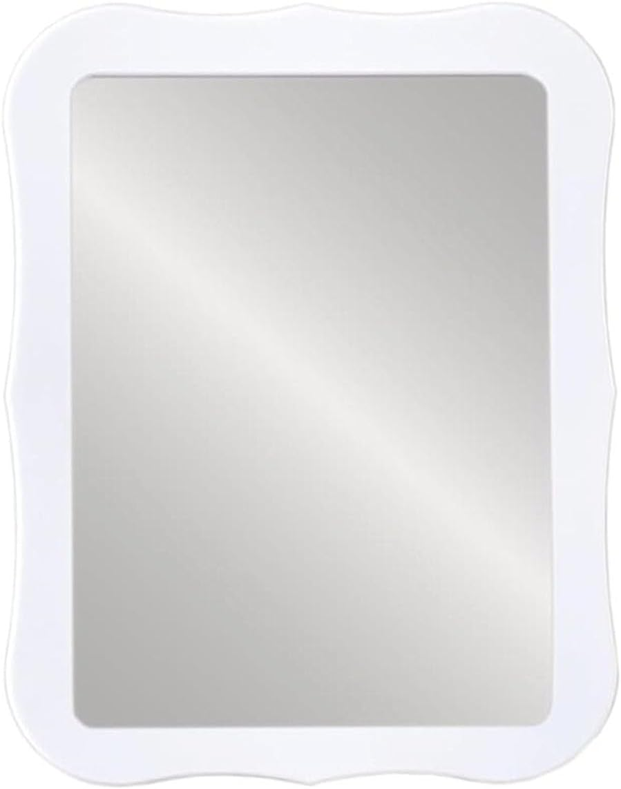 Mpowtech Gifts for Back to School Season,White Magnetic Locker Mirror - 5" X 7" Magnet Mirror for School, Bathroom, Workshop, Office,Small Mirrors for School Locker image number 6