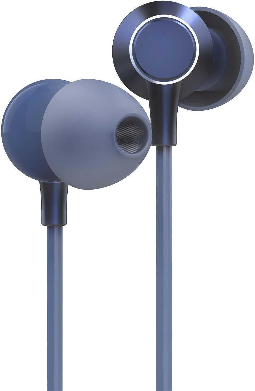 Energy Sistem Metallized Type C In-Ear Headphones with Type-C Connector, Microphone, Volume Control, Aluminium, Recycled Plastic - Blue - Black image number 5