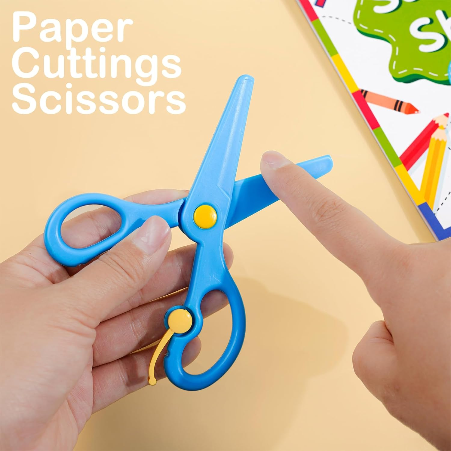 Montessori Preschool Busy Paper Cutting Book for Toddlers Ages 3 - Preschool Learning Scissor Skills Activity Sticker Book - Gifts for 3 Year Old Boys - 4 Year Old Girl Birthday image number 5