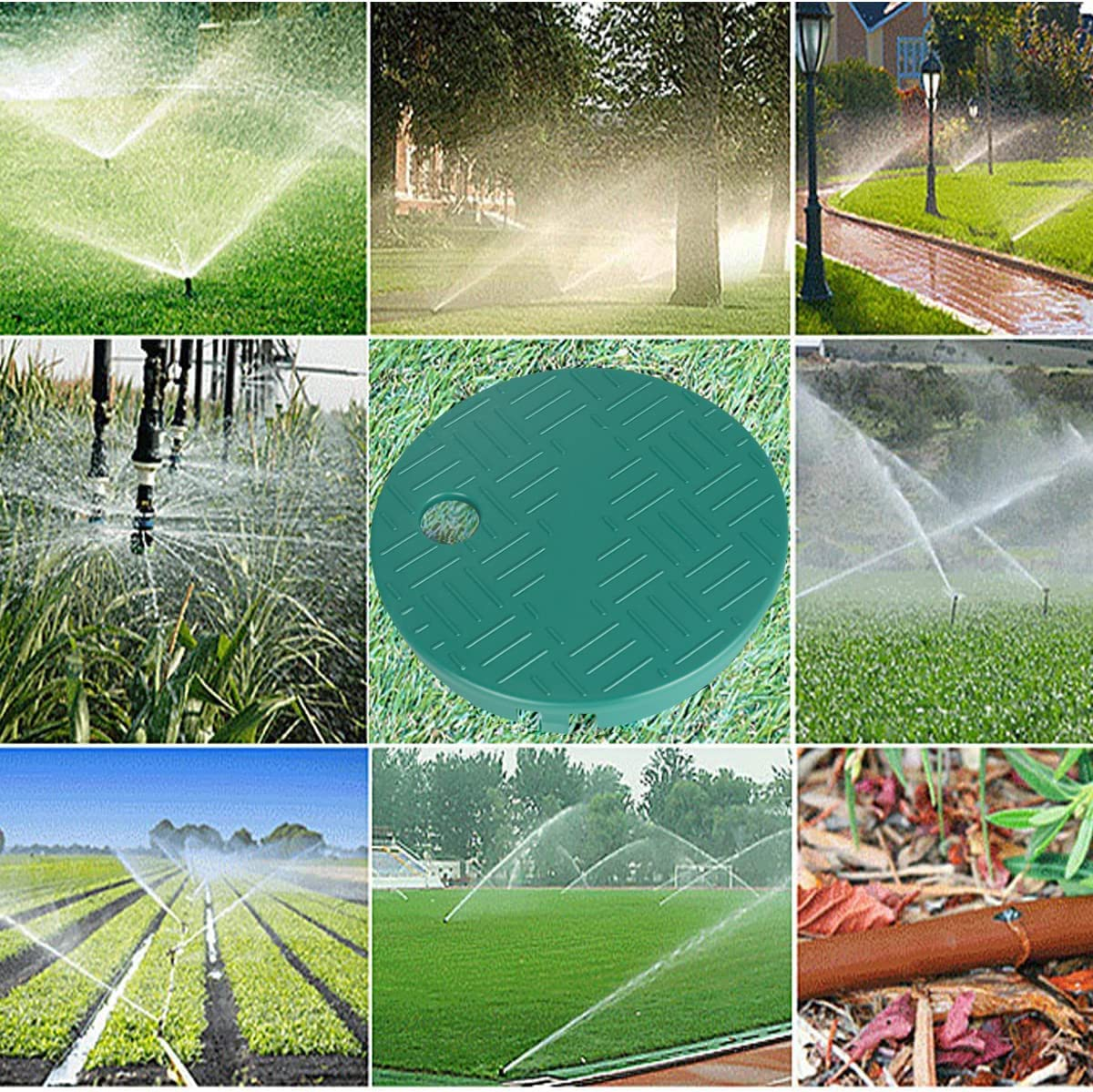 2 Pcs Sprinkler Valve Box Cover Valve Box Cover Lid Replacement for Circular Sprinkler System Irrigation Control Valve Inner Diameter 5.5-Inch - 10Inch 2Piece image number 5