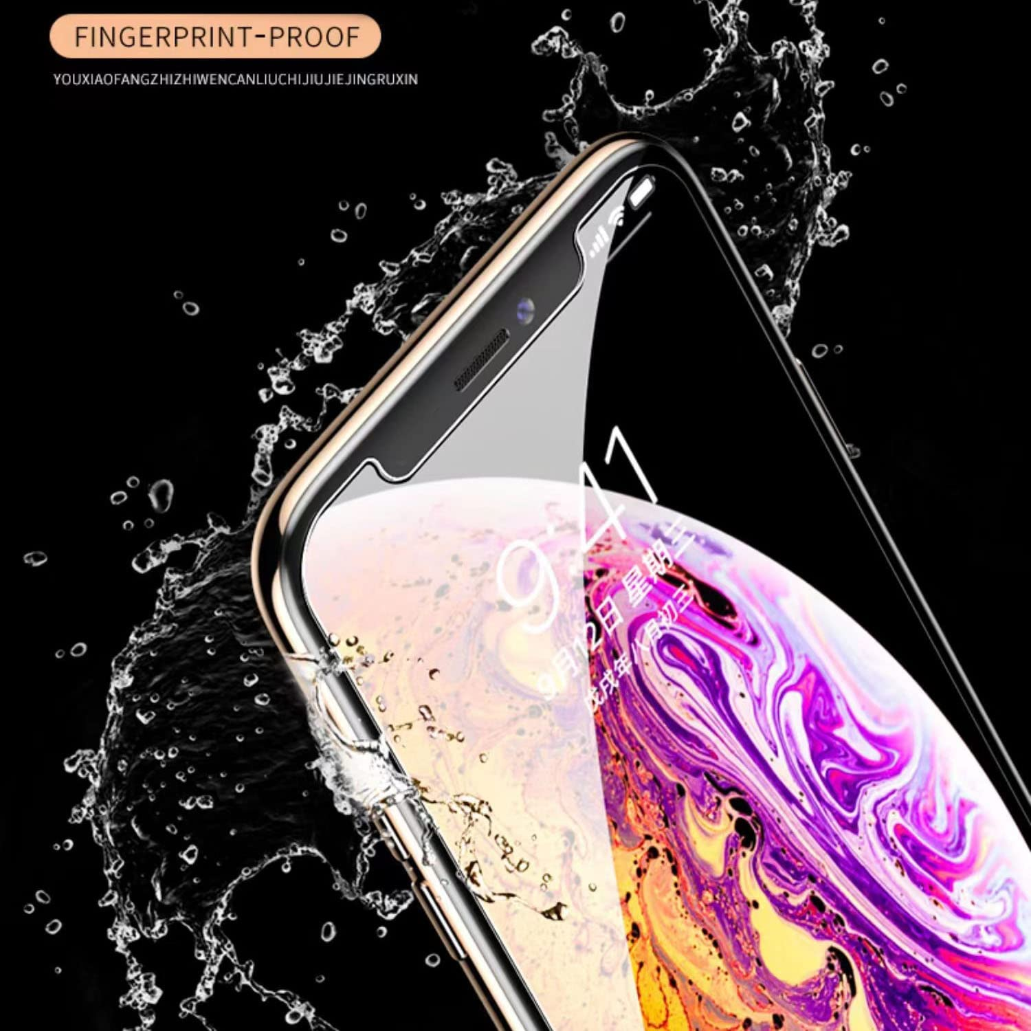 Iphone Xr/Iphone 11 Screen Protector, Iphone 11 Screen Protector, 2-Pack Temper Glass Screen Protector for Iphone XR 9H Hardness Crystal Clear Scratch Resistant Easy Installation Screen Film image number 5