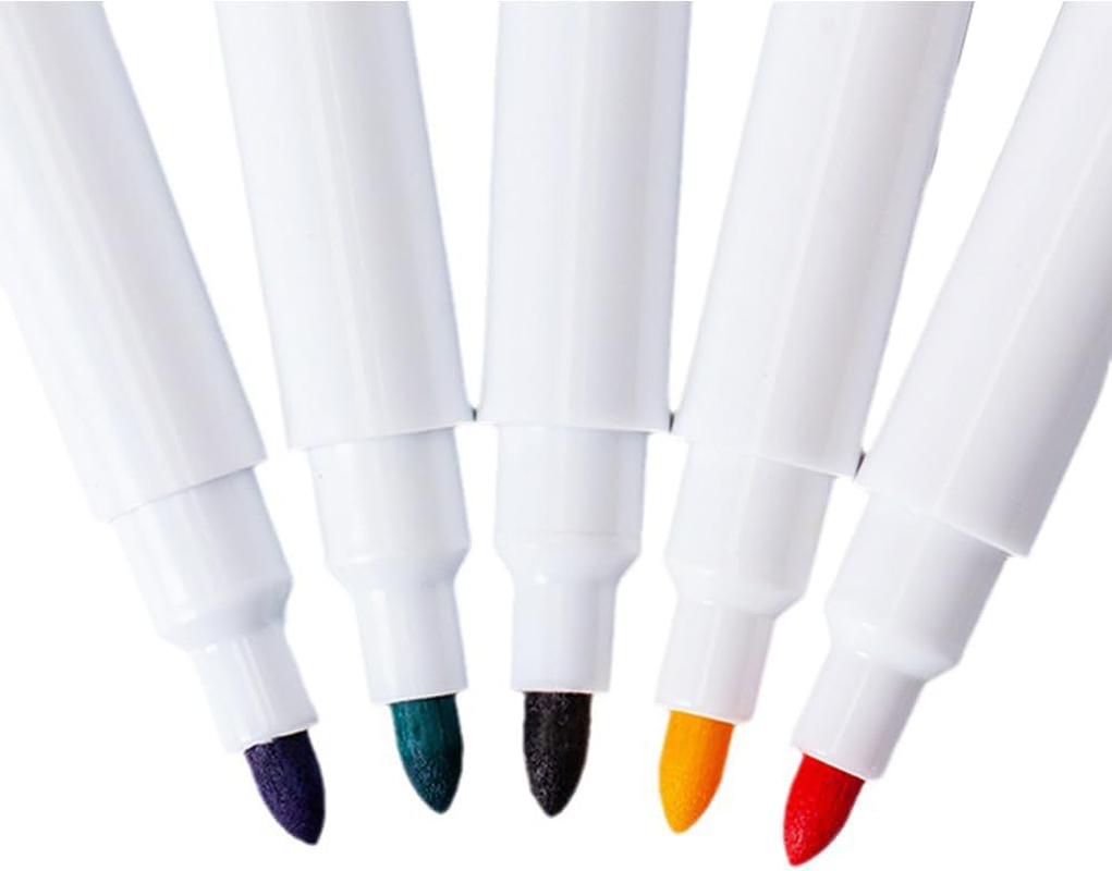 CCINEE 9 Colours Whiteboard Marker Pens, Magnetic Erasable Pen with Eraser(Pack of 18Pieces) image number 2
