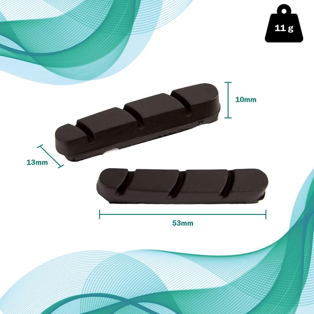 Velochampion Brake Pads for Bicycle Compatible with Shimano/Sram | Bike Brake Pads Compatible with Dura Ace Ultegra 105 Brake Kits image number 1