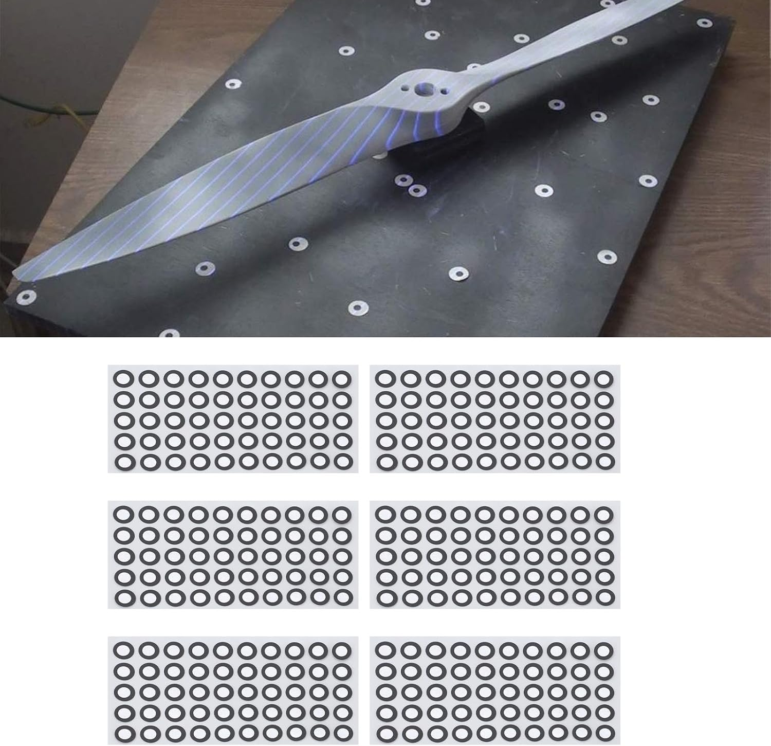 1000Pcs 3D Scanning Dots, Scanning Markers, 6Mm Positioning Targets with Black Contour for 3D Scaner,Id 6Mm OD 10Mm High Reflection Strong Adhesion Reference Point Marker image number 2