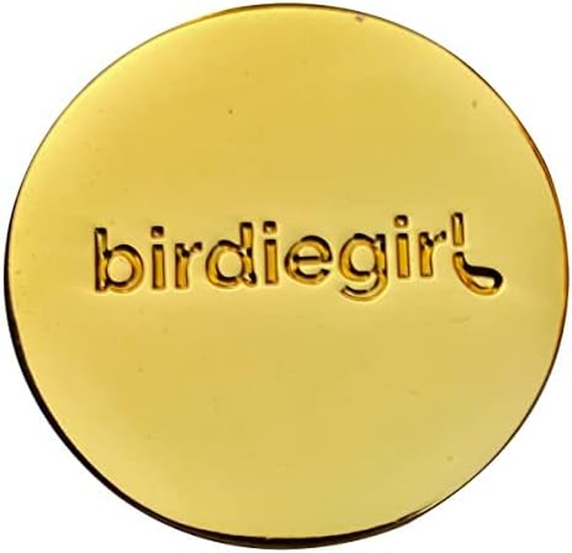 Birdie Girl Frickin' Golf Women'S Ball Marker with Hat Clip, Womens Golf Accessories, Magnetic Golf Ball Marker, Ball Marker Hat Clip, Golf Bag Accessories