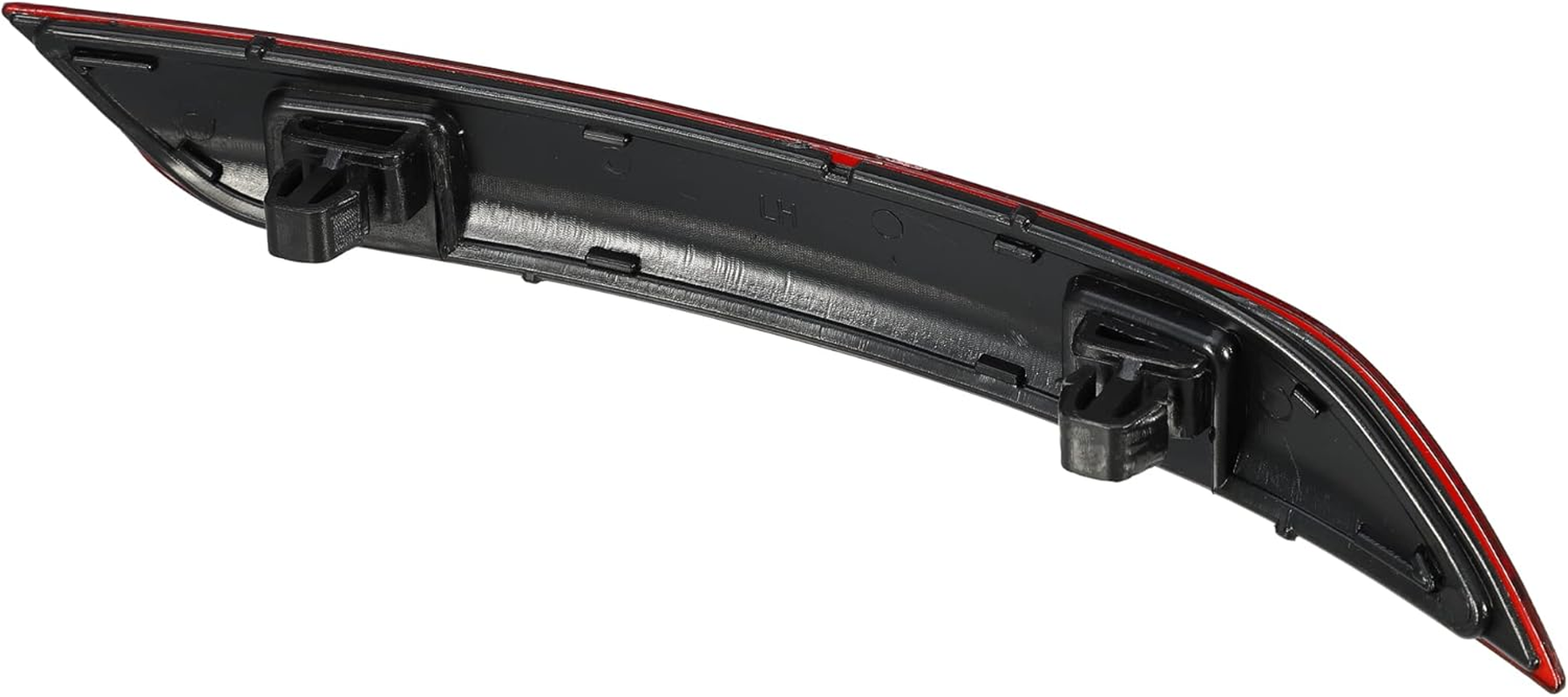 X AUTOHAUX 1Pcs Rear Left Bumper Reflector Light Cover 6C0945105B for VW POLO 2014-2017 Red