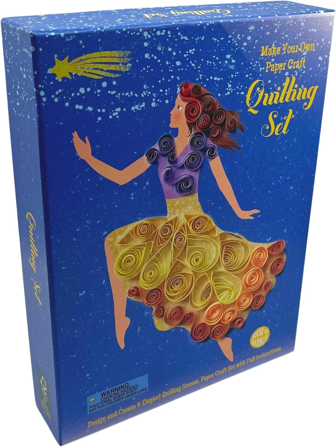 House of Marbles Women Desgins Quilling Art Set image number 3