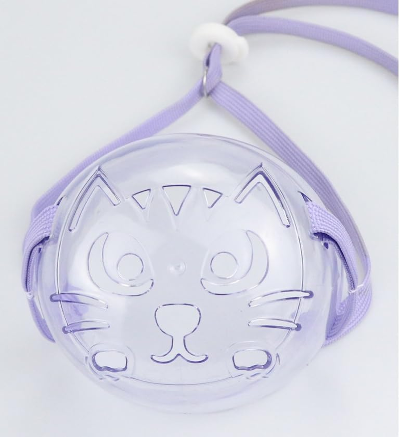 Transparent Cat Muzzles Anti-Bite Nail Trimming Bathing Adjustable Breathable Muzzle Puppy Mouth for All Cat and Pointed Mouth Dog Prevent Biting Chewing Barking Training (S)