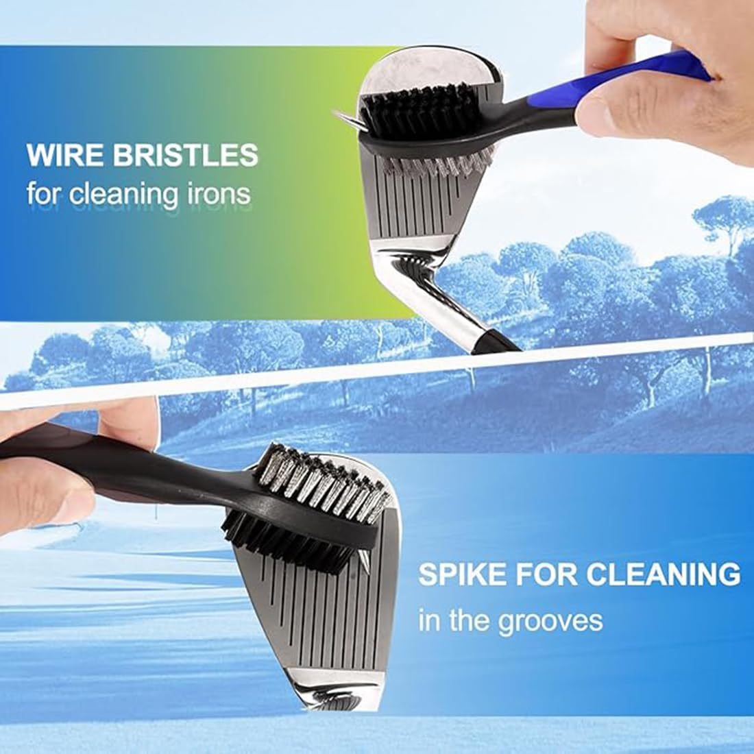 Microfiber Golf Towel, Funny Golf Towel Set with Club Groove Cleaner Brush, Golf Accessories Golf Equipment Funny Gifts for Men Women Golf Lovers image number 2