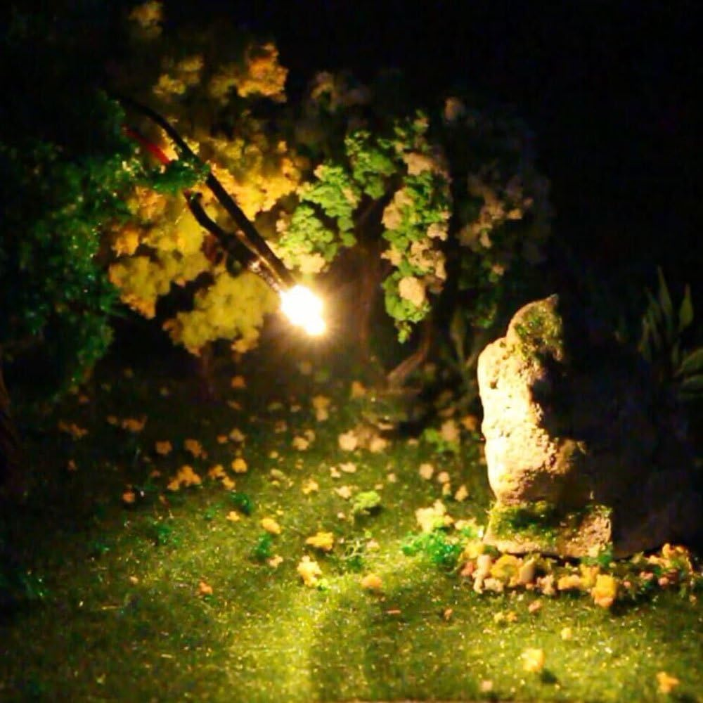 20Pcs Pre Wired 1.9Mm Warm White Led Lamp Light Set 12V ~ 18V for Train Layout (Warm White, 1.9Mm)