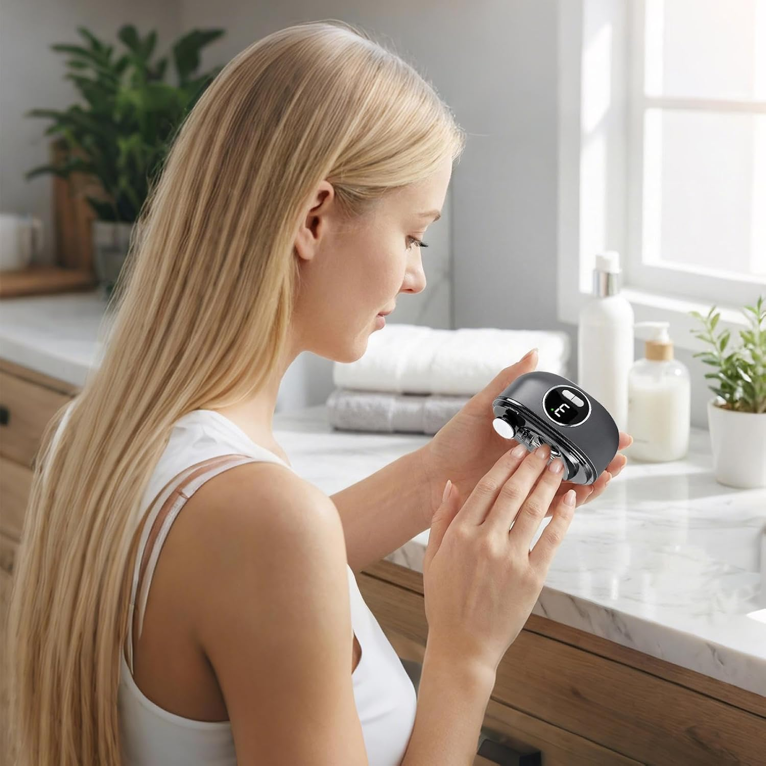 Electric Nail Clippers, Automatic Nail Clippers and Polisher 2 in 1, Cordless Rechargeable Fingernail Cutter, USB Rechargeable Quiet LED Trimmer for Friends Students Men Women Home Indoor image number 2