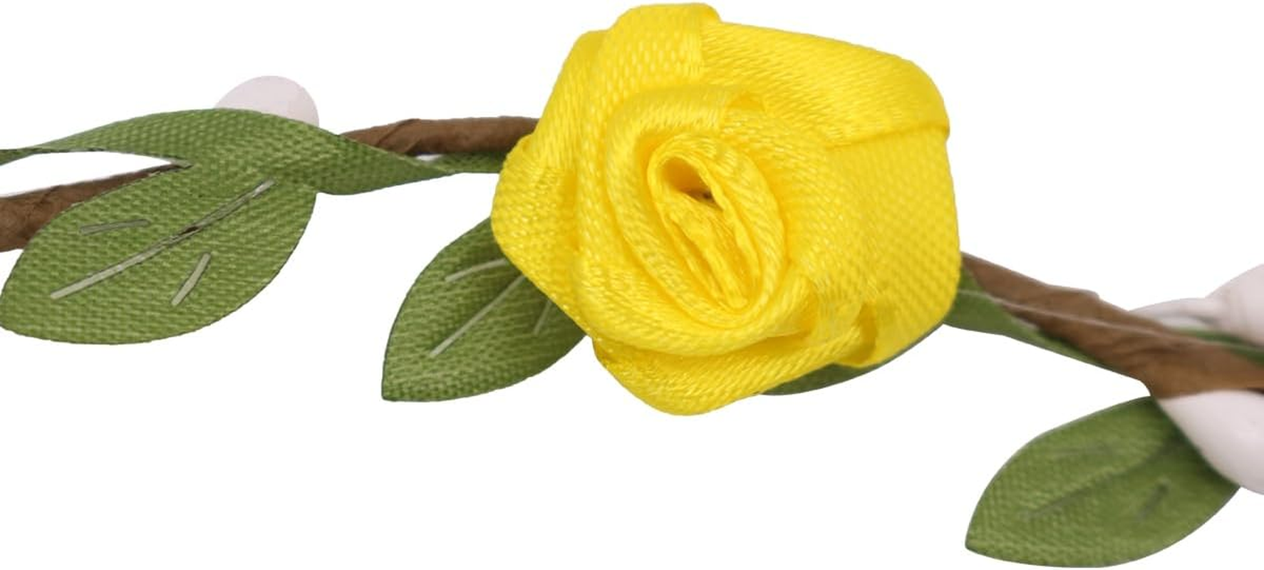 VOANZO 10 Pcs Flower Crown Headbands Multicolor Floral Wreath Floral Garland Headbands for Women Girls Wedding Festival Party Hair Headbands Accessories image number 6