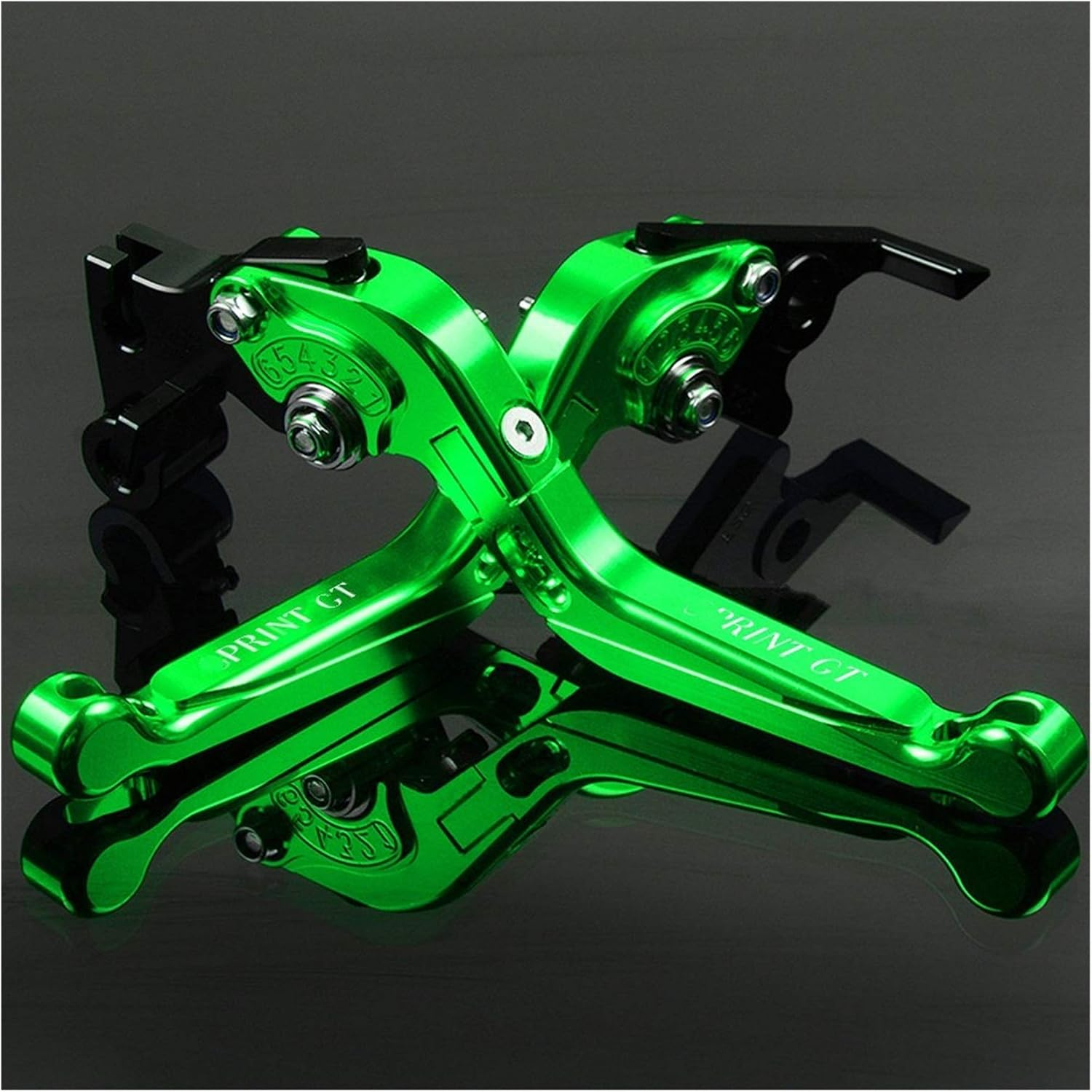 Motorbike Brake Clutch Lever for Triu&Mph Sprint GT 2011 2012 2013 2014 2015 CNC Aluminum Levers Motorcycle Brake Clutch Levers Foldable Extendable Adjustable (Color : 7) image number 1